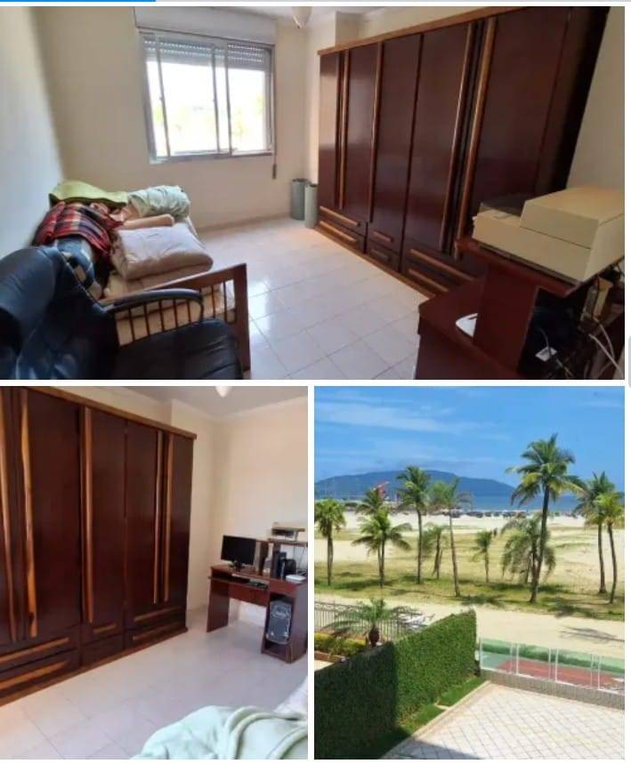 SANTOS - JOSÉ MENINO - PÉ NA AREIA - AU 180m² - 3 DORMS. - 2 VAGAS