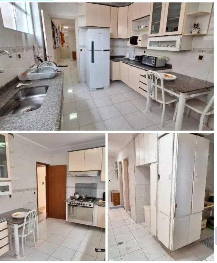 SANTOS - JOSÉ MENINO - PÉ NA AREIA - AU 180m² - 3 DORMS. - 2 VAGAS
