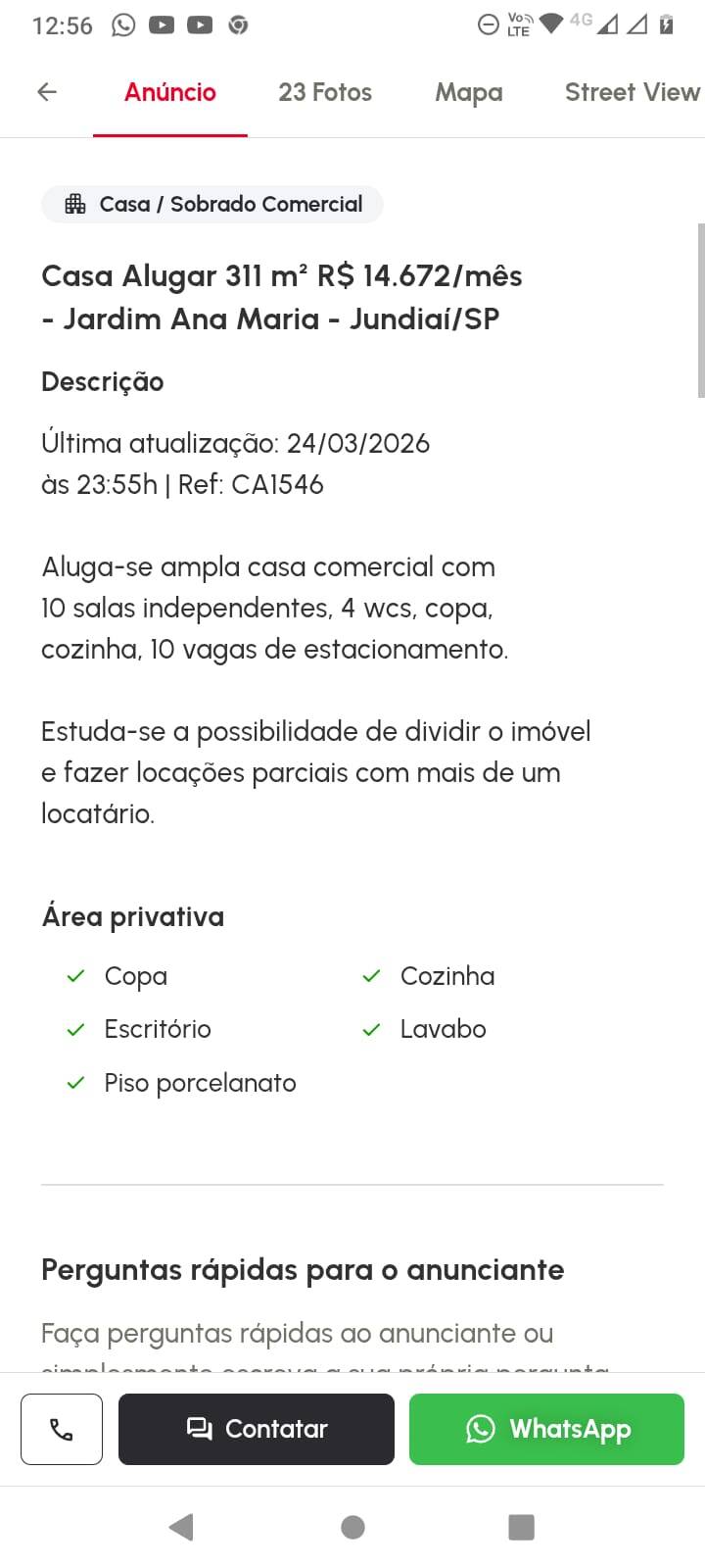 JARIDM ANA MARIA - AT 450m² - AC 311m² - 10 SALAS - 10 VAGAS