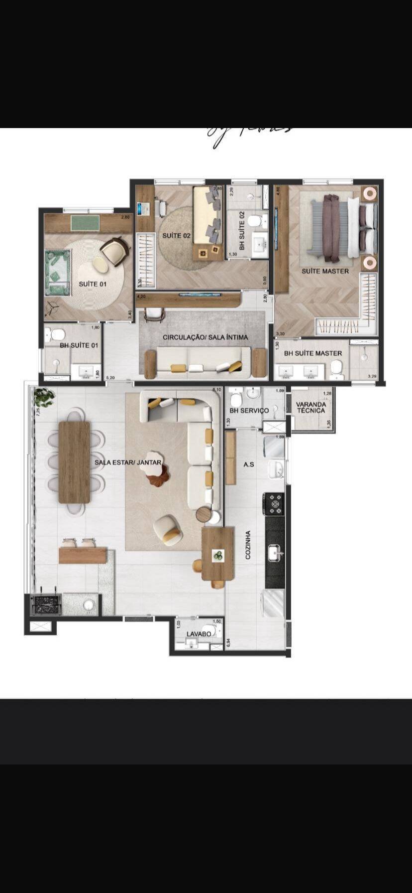 AUTHORIA BY TEBAS - AU 137m² - 3 SUÍTES - 2 VAGAS - NOVO - LAZER COMPLETO
