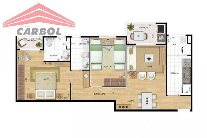 Apartamento, 2 quartos, 69 m² - Foto 45