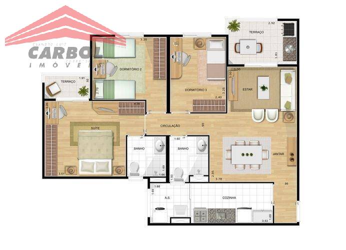 Apartamento, 2 quartos, 69 m² - Foto 46